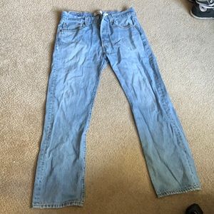 Levi 501 Blue Jeans 33x30
